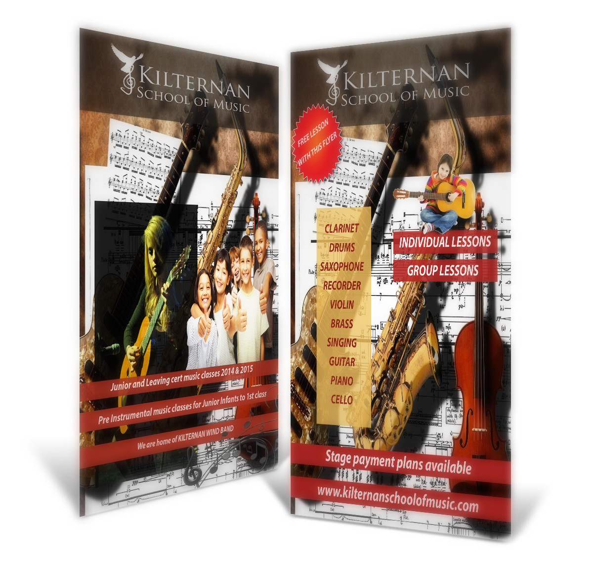 Flyer Design by Dusan for KIlternan School of Music | Design #1862187