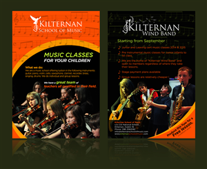 Flyer Design by jgeoinbox for KIlternan School of Music | Design: #1856791