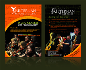 Flyer Design by jgeoinbox for KIlternan School of Music | Design: #1857720