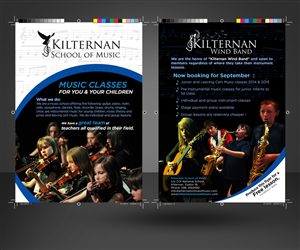 Flyer Design by jgeoinbox for KIlternan School of Music | Design: #1923651