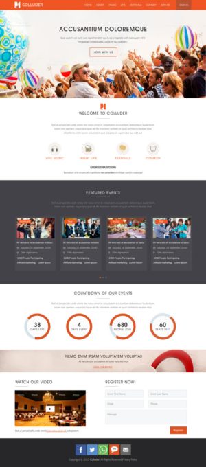 Web Design by Sujit Banerjee for this project | Design: #7313931