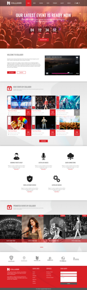 Innovative Event Ticketing Start Up. Needs a Web Design | Diseño Web por JustACreative1