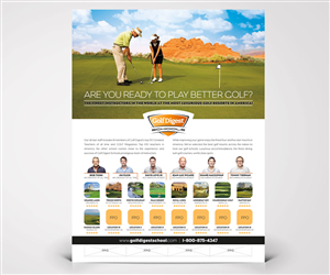 Print Ad for Golf School | Diseño Publicitario por Cheeky Creative