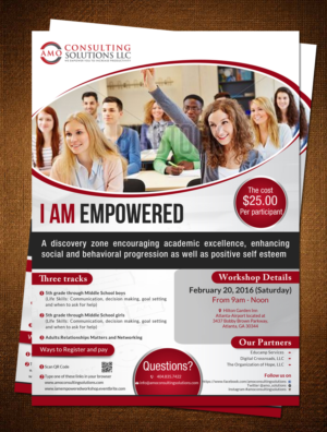 Diseño de Flyer por debdesign para AMO Consulting Solutions LLC | Diseño #7298374