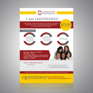 Flyer Design by Shradha for AMO Consulting Solutions LLC | Design: #7295584