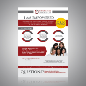 Flyer Design by Shradha for AMO Consulting Solutions LLC | Design: #7303015