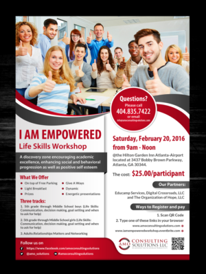 Flyer Design by creative.bugs for AMO Consulting Solutions LLC | Design: #7309836