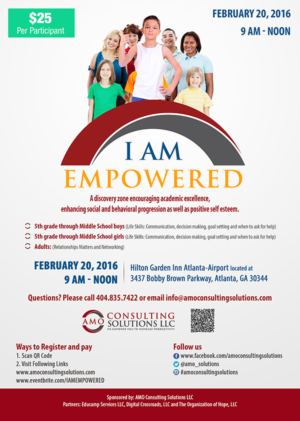 Flyer Design by VEGA-Designs for AMO Consulting Solutions LLC | Design: #7293354