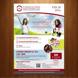 Flyer Design by VEGA-Designs for AMO Consulting Solutions LLC | Design: #7328040