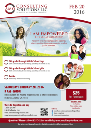 Flyer Design by VEGA-Designs for AMO Consulting Solutions LLC | Design: #7328041