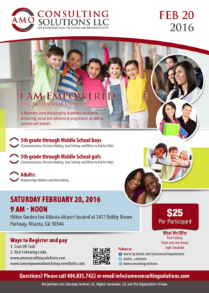 Flyer Design by VEGA-Designs for AMO Consulting Solutions LLC | Design: #7328786