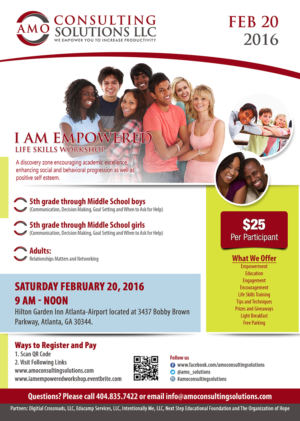 Flyer Design by VEGA-Designs for AMO Consulting Solutions LLC | Design: #7348145