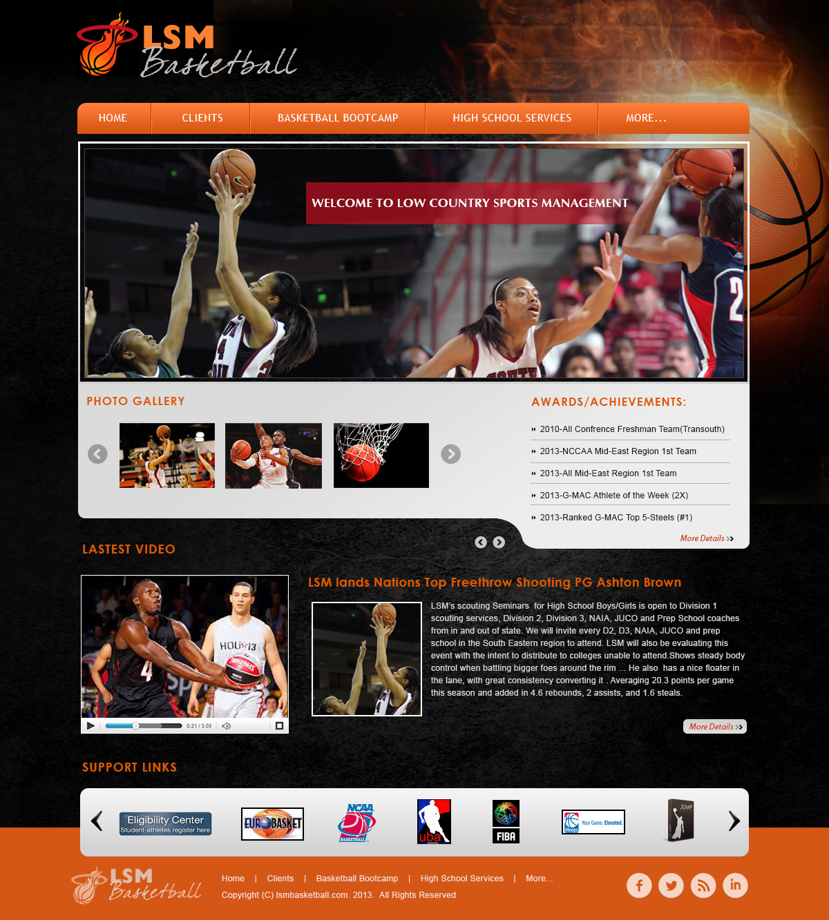 Web Design by webxvision for Low-country Sports Management (LSM) | Design #1858200