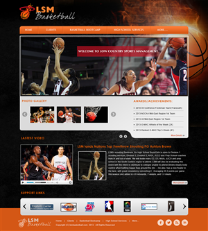 Web Design by webxvision for Low-country Sports Management (LSM) | Design: #1858200