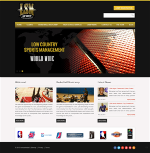 Web Design by pb for Low-country Sports Management (LSM) | Design: #1850717