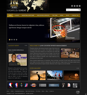 Web Design by pb for Low-country Sports Management (LSM) | Design: #1850722