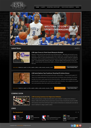 Web Design by pb for Low-country Sports Management (LSM) | Design: #1853904