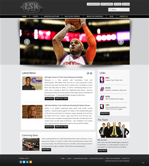 Web Design by pb for Low-country Sports Management (LSM) | Design: #1860825