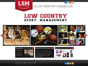 Web Design by TechWise for Low-country Sports Management (LSM) | Design: #1880107