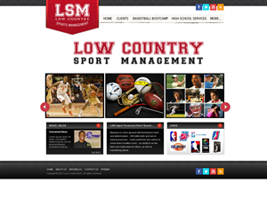 Web Design by TechWise for Low-country Sports Management (LSM) | Design #1880119