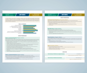 Resume Design by nreimer for Genius & Insanity | Design: #7308399