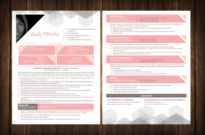 Resume Design by creativeride for Genius & Insanity | Design: #7372293