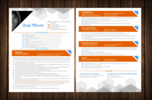 Resume Design by creativeride for Genius & Insanity | Design: #7440385