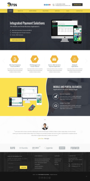 Web Design by pb for this project | Design: #7292765