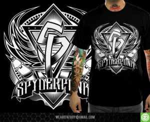 T-shirt Design by Fatboy Design for spyderpunk | Design #7377934