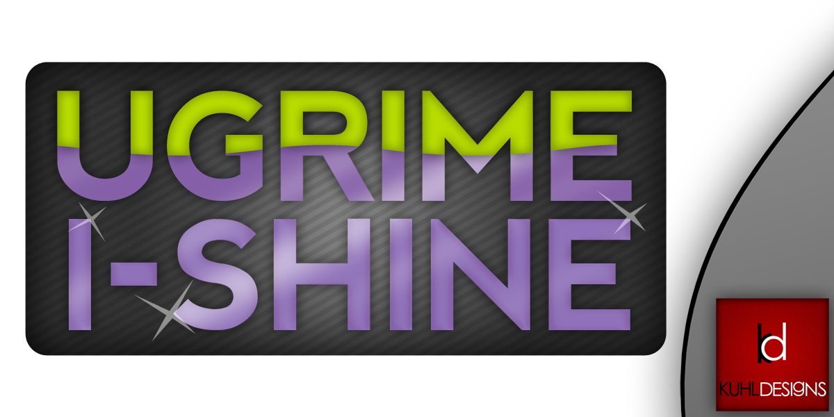 Logo Design by kuhl designs for U GRIME I SHINE | Design #372517