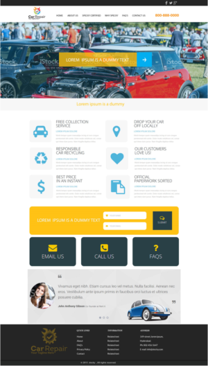 Web Design by kranthi.siriit for this project | Design: #7489997