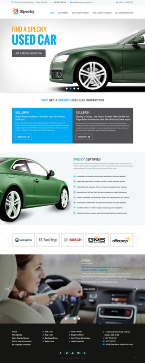 Web Design by pb for this project | Design: #7292836