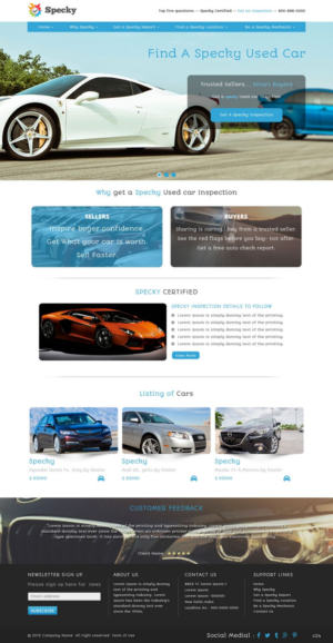 Web Design by pb for this project | Design: #7292837