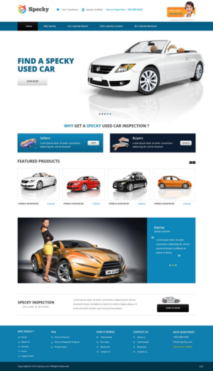 Web Design by pb for this project | Design: #7292839