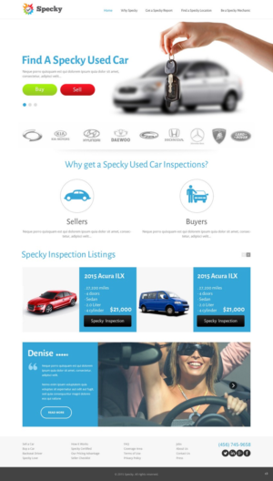 Web Design by pb for this project | Design: #7292841