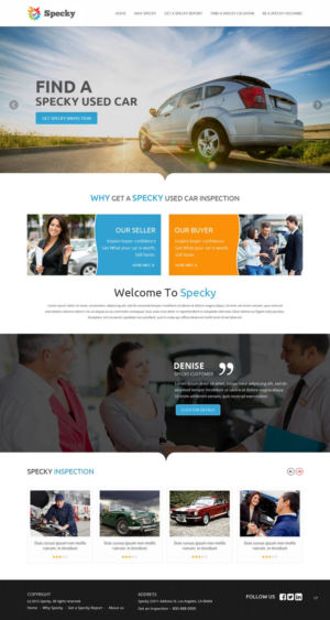Web Design by pb for this project | Design: #7292846