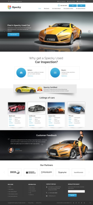 Web Design by pb for this project | Design: #7292847