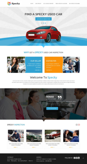 Web Design by pb for this project | Design: #7292849