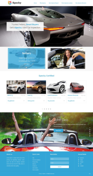 Web Design by pb for this project | Design: #7292850