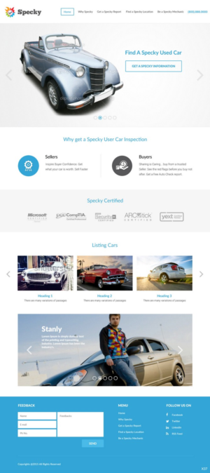 Web Design by pb for this project | Design: #7292851