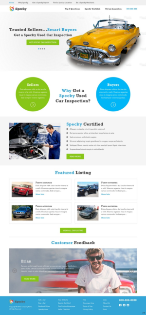 Web Design by pb for this project | Design: #7304789