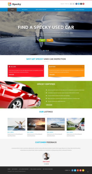 Web Design by pb for this project | Design: #7304791