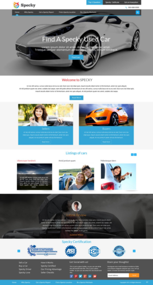 Web Design by pb for this project | Design: #7304795