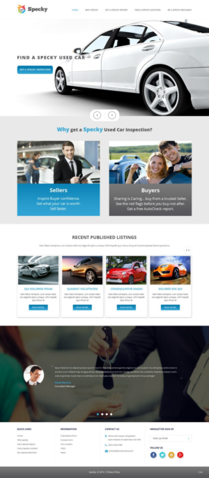 Web Design by pb for this project | Design: #7304799