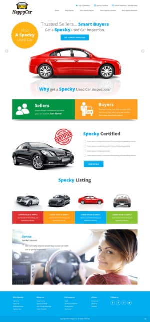 Web Design by pb for this project | Design #7337474