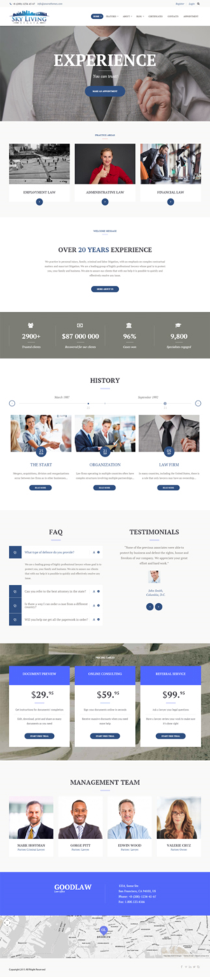 Web Design by iLibart for this project | Design #7291600