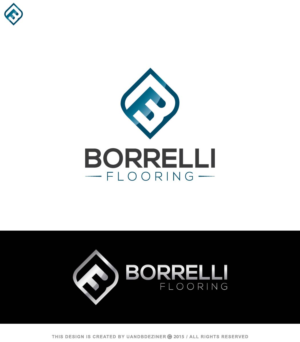 Borrelli Flooring | Logo Design by uandbdeziner