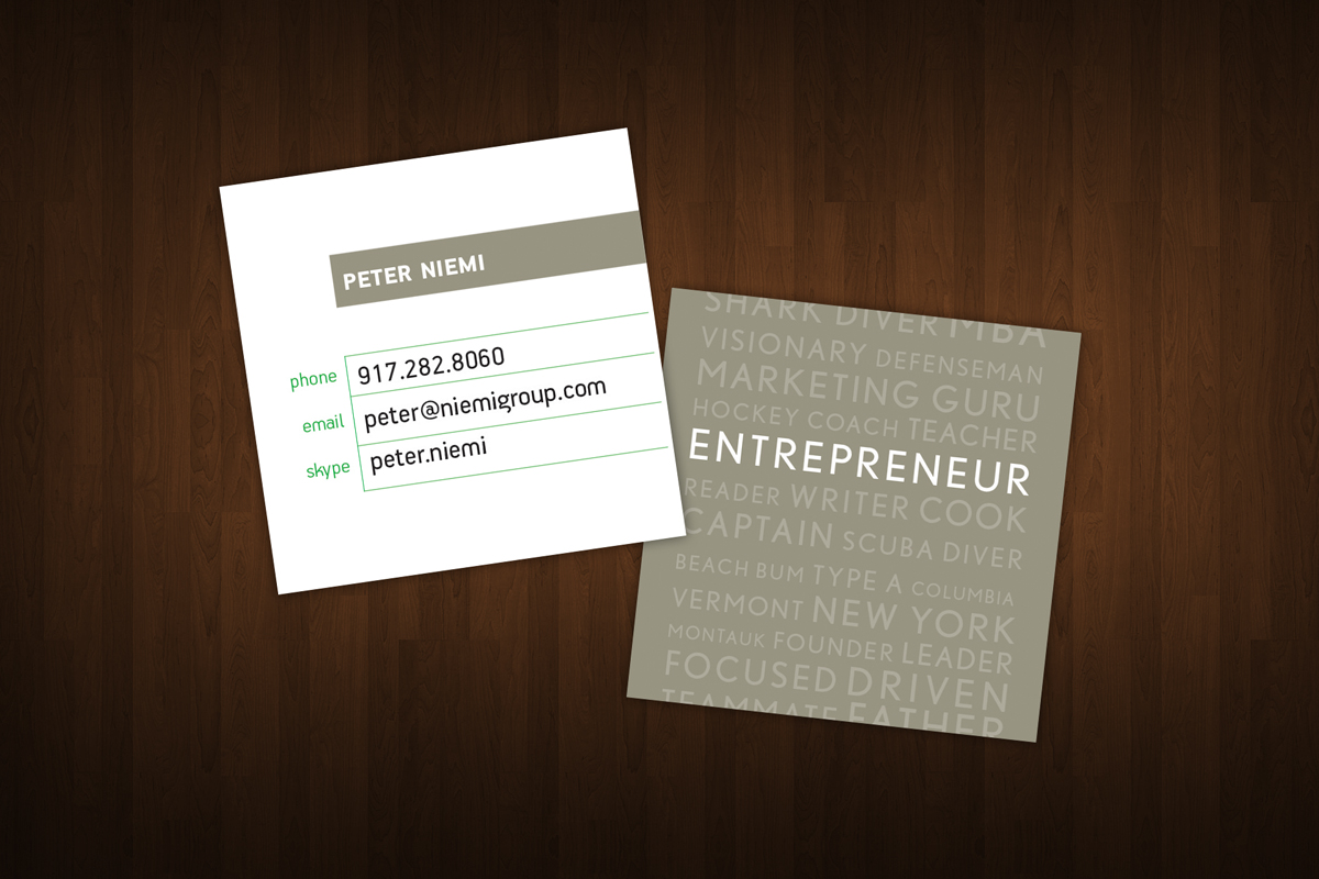 Business Card Design by BrunoDesign for The Niemi Group | Design #2024591