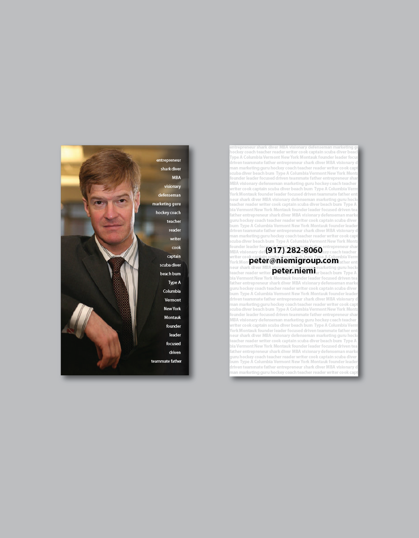 Business Card Design by romy for The Niemi Group | Design #2056287