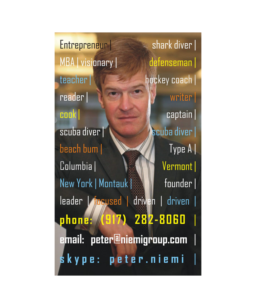 Business Card Design by Power Image for The Niemi Group | Design #2093684